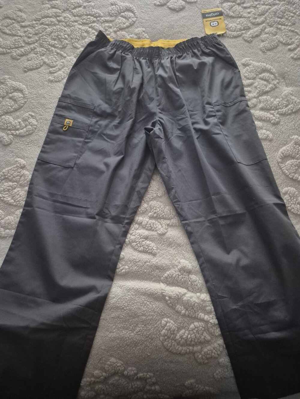 NWT WonderWink Women's Scrubs Full Elastic Cargo Pant (XL Petite)